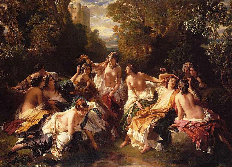 Franz Xaver Winterhalter Florinda Germany oil painting art